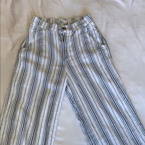 Hollister striped Ultra high rise pants
